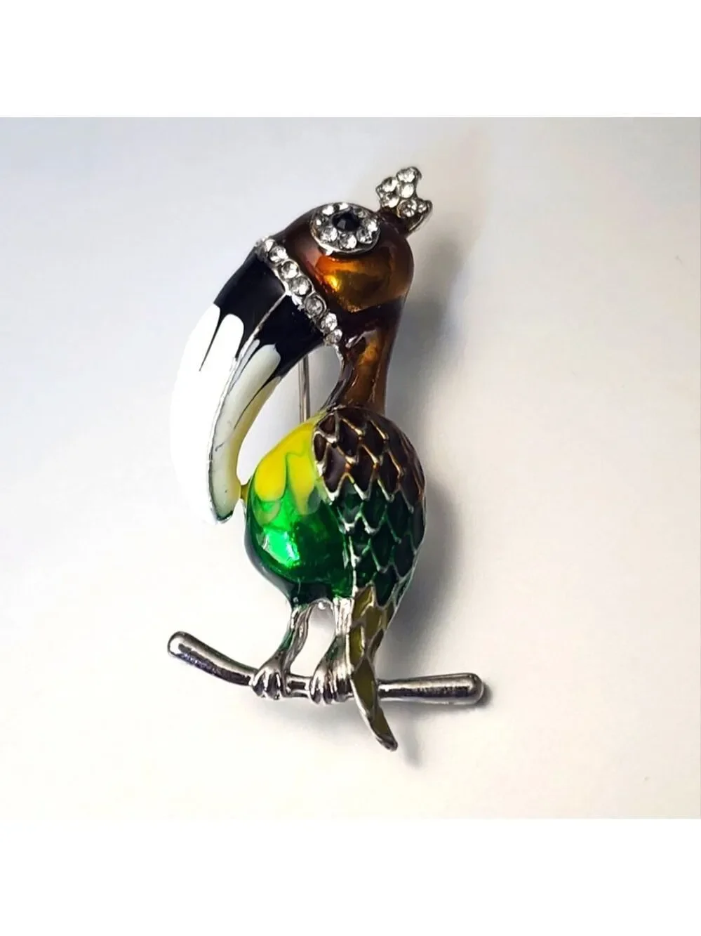 Southern yellow-billed hornbill Brooch Or Zazu From Lion King BRO